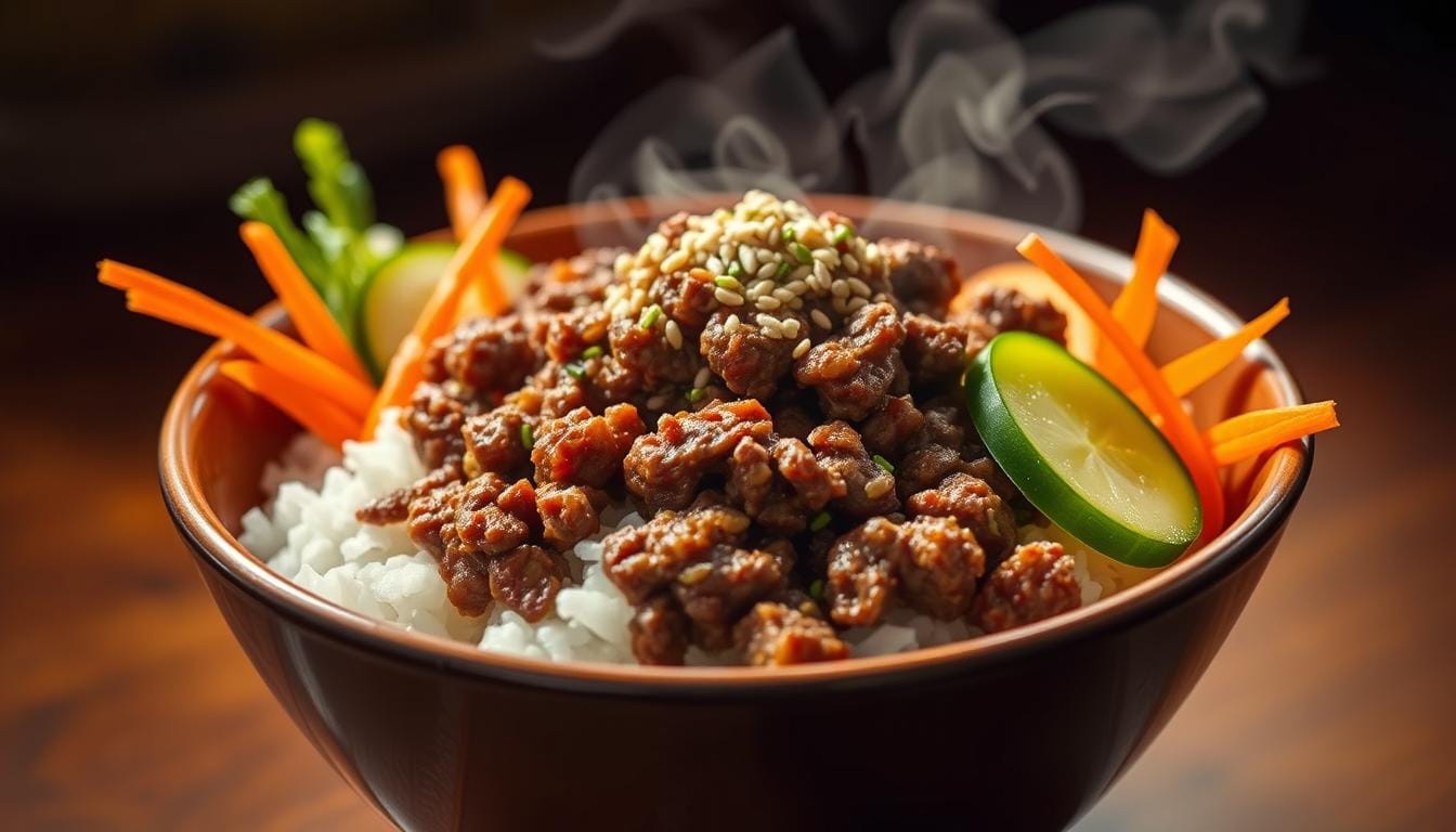 Korean Ground Beef Bowl