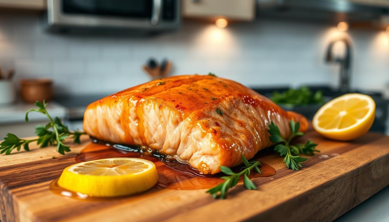 Honey Garlic Glazed Salmon Recipe