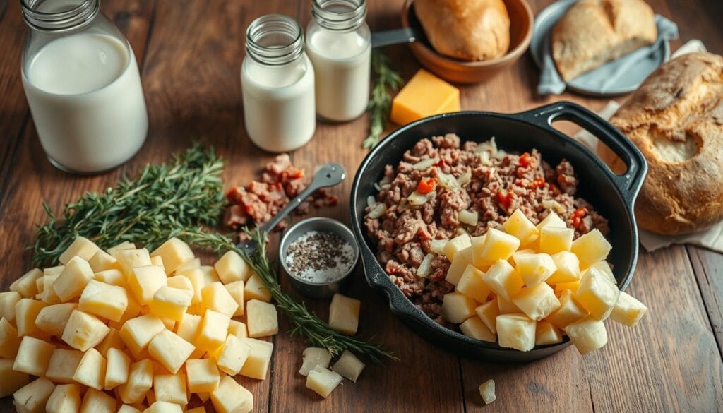 Delicious Hamburger Potato Soup Recipe - Easy & Creamy!